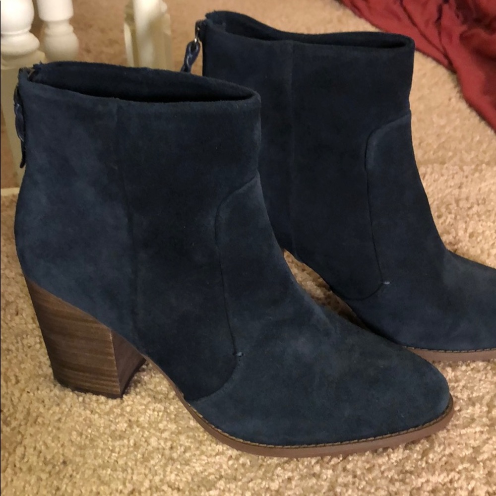 Spendid boots blue suede size 11